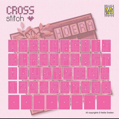 Nellie‘s Choice Stanzschablonen - Cross Stitch Alphabet & Zahlen